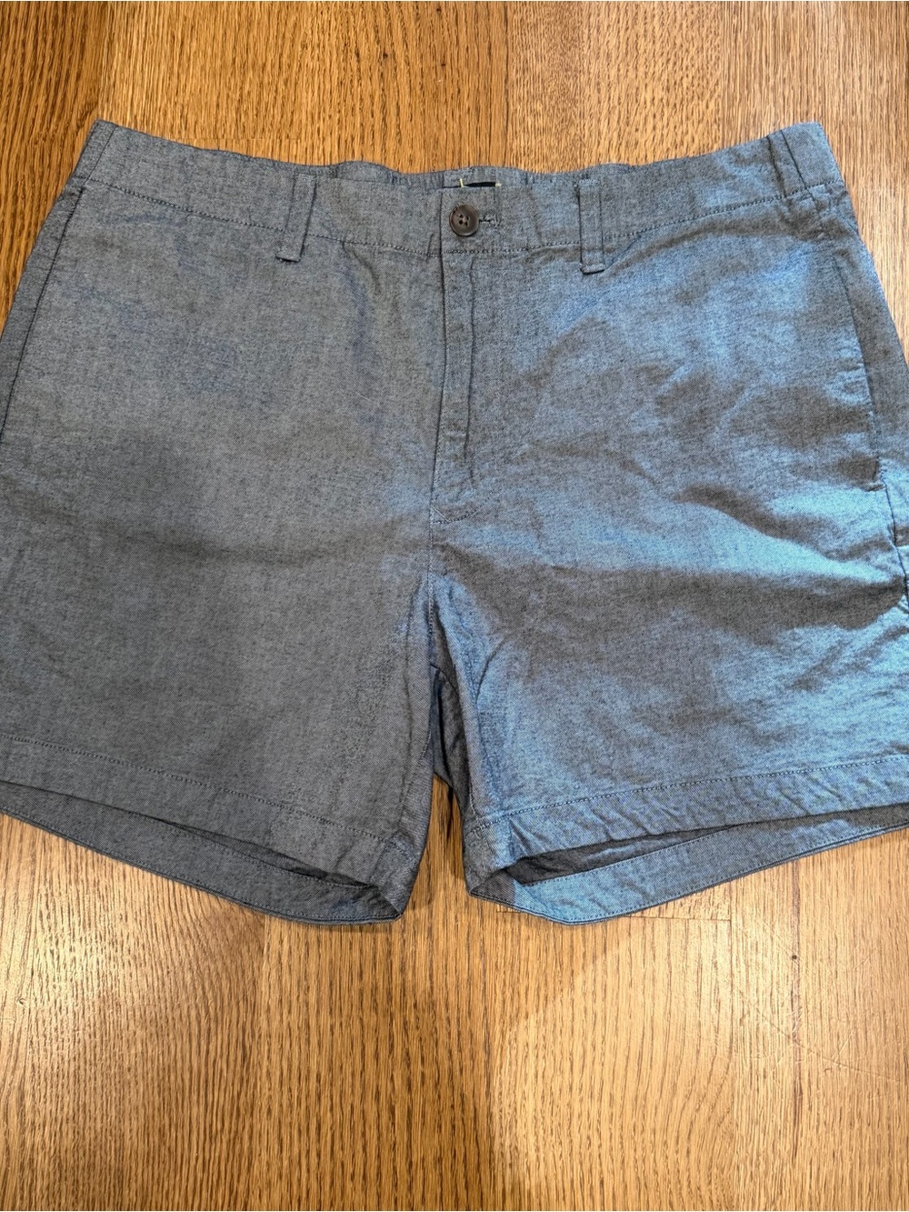 Men's Bonobos Gray Cotton and Elastane Chino Shorts 5" Inseam